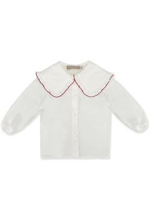 Camicia in morbido cotone bianco LA STUPENDERIA KIDS | TJCM46B01.